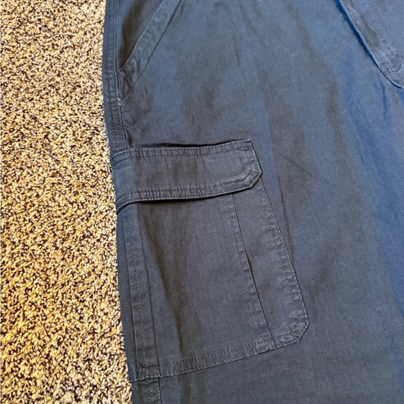 Men's Wrangler Authentics Navy Cargo Pants size 38/29 lightweight - Picture 3 of 9